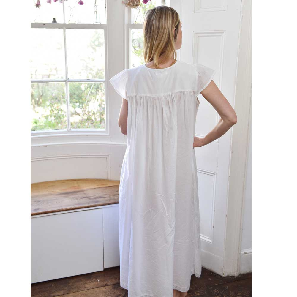 Valerie Long White Nightdress - Image 6