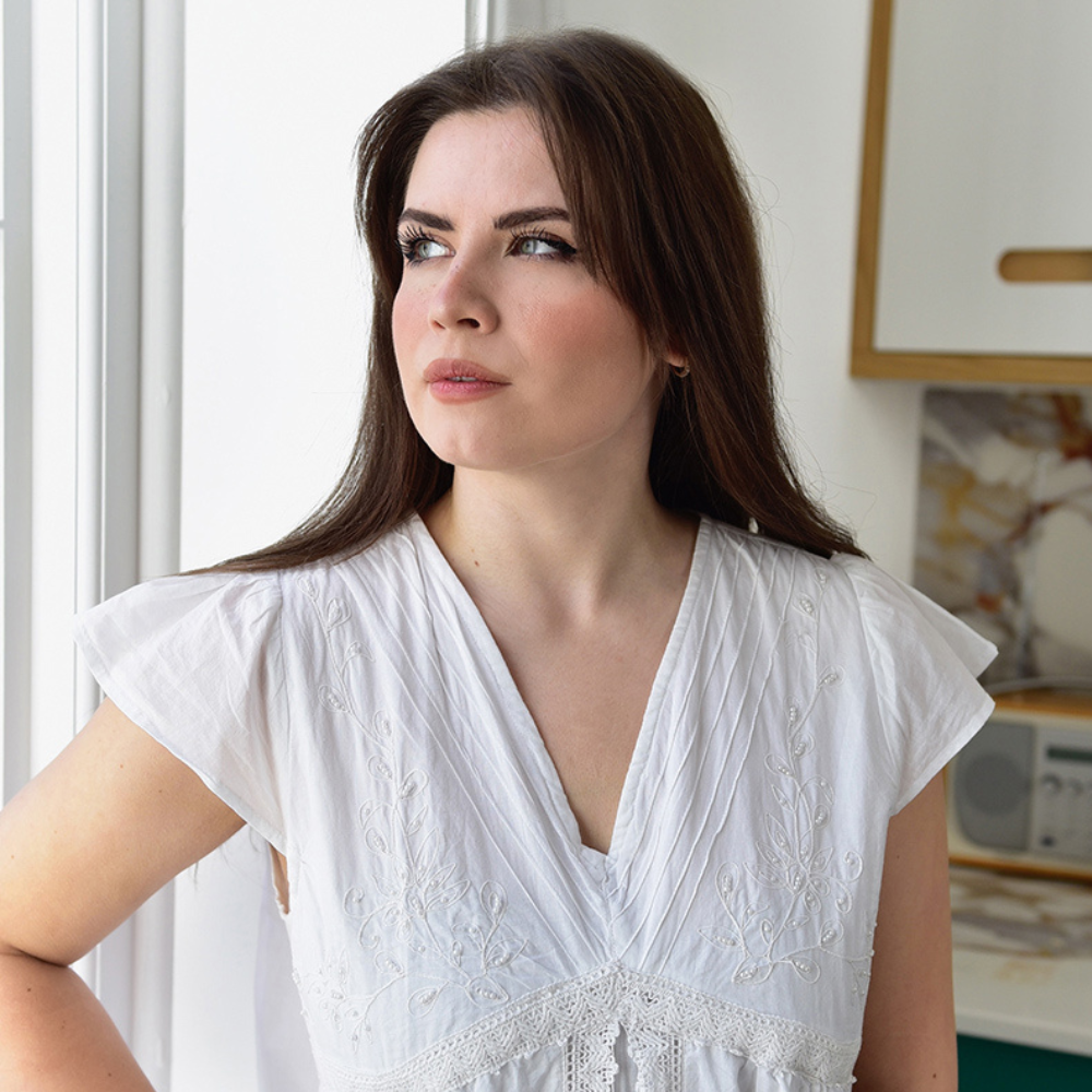 Valerie Long White Nightdress - Image 11