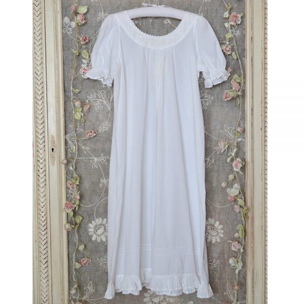 Juliet 100% Cotton Nightdress | White Nightie Victorian Nightdresses