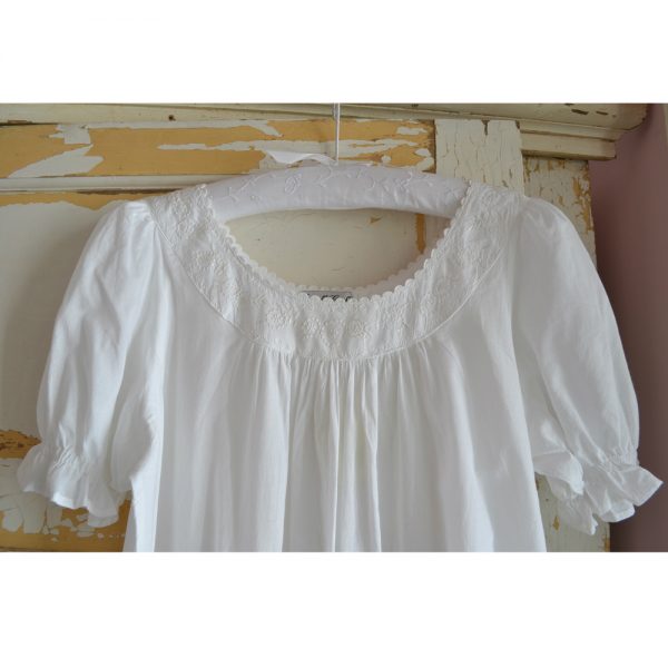 Juliet 100% Cotton Nightdress | White Nightie Victorian Nightdresses