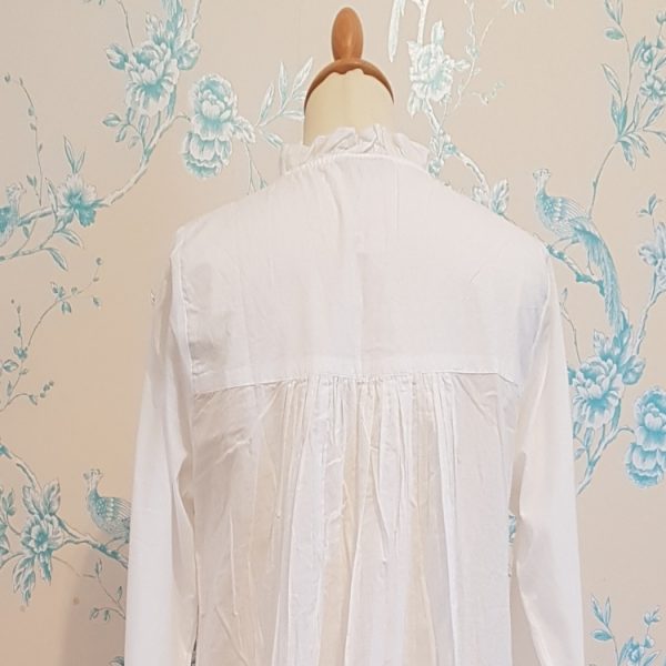 Soft Breathable Cotton | Long Sleeve Nightdress | Shorter Length